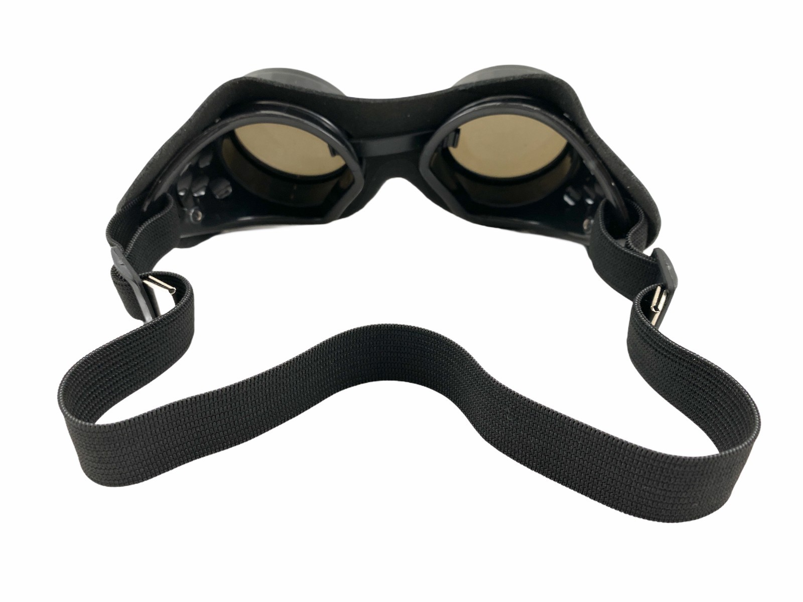 Leather Goggles Steampunk Black Cyber Motorcycle Flying Vintage Pilot Biker