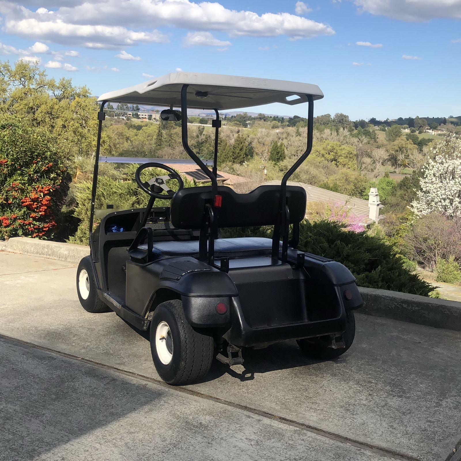 For 1994-2014 EZGO TXT & Medalist Folding Fold Golf Cart Clear Windshield