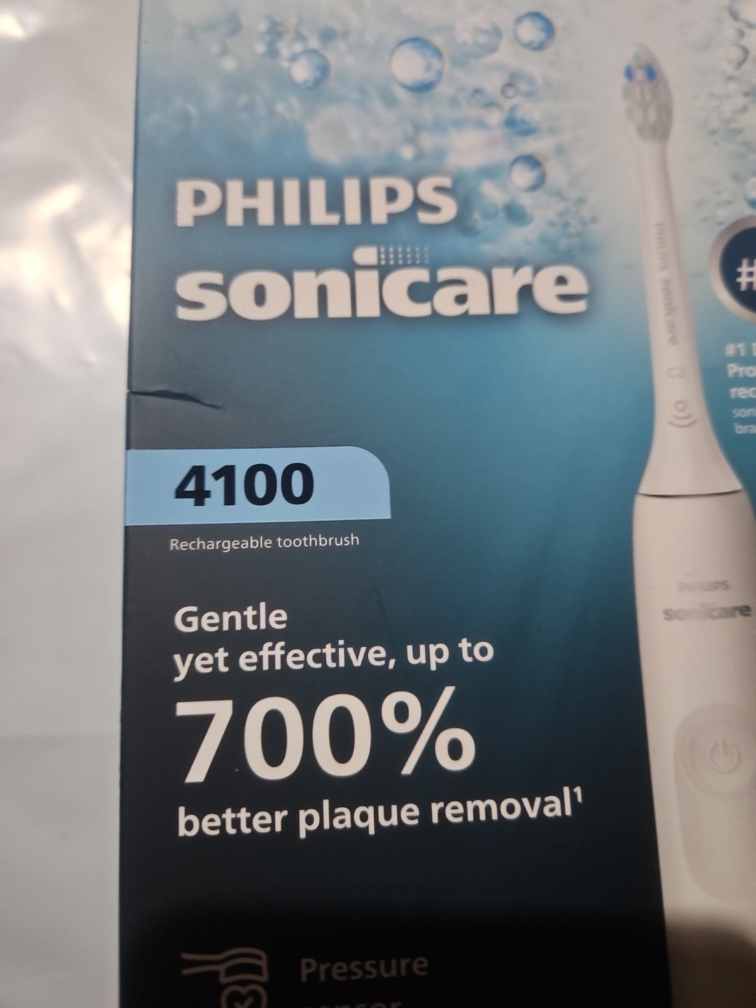 NEW Philips Sonicare 4100 Rechargeable Electric Toothbrush White