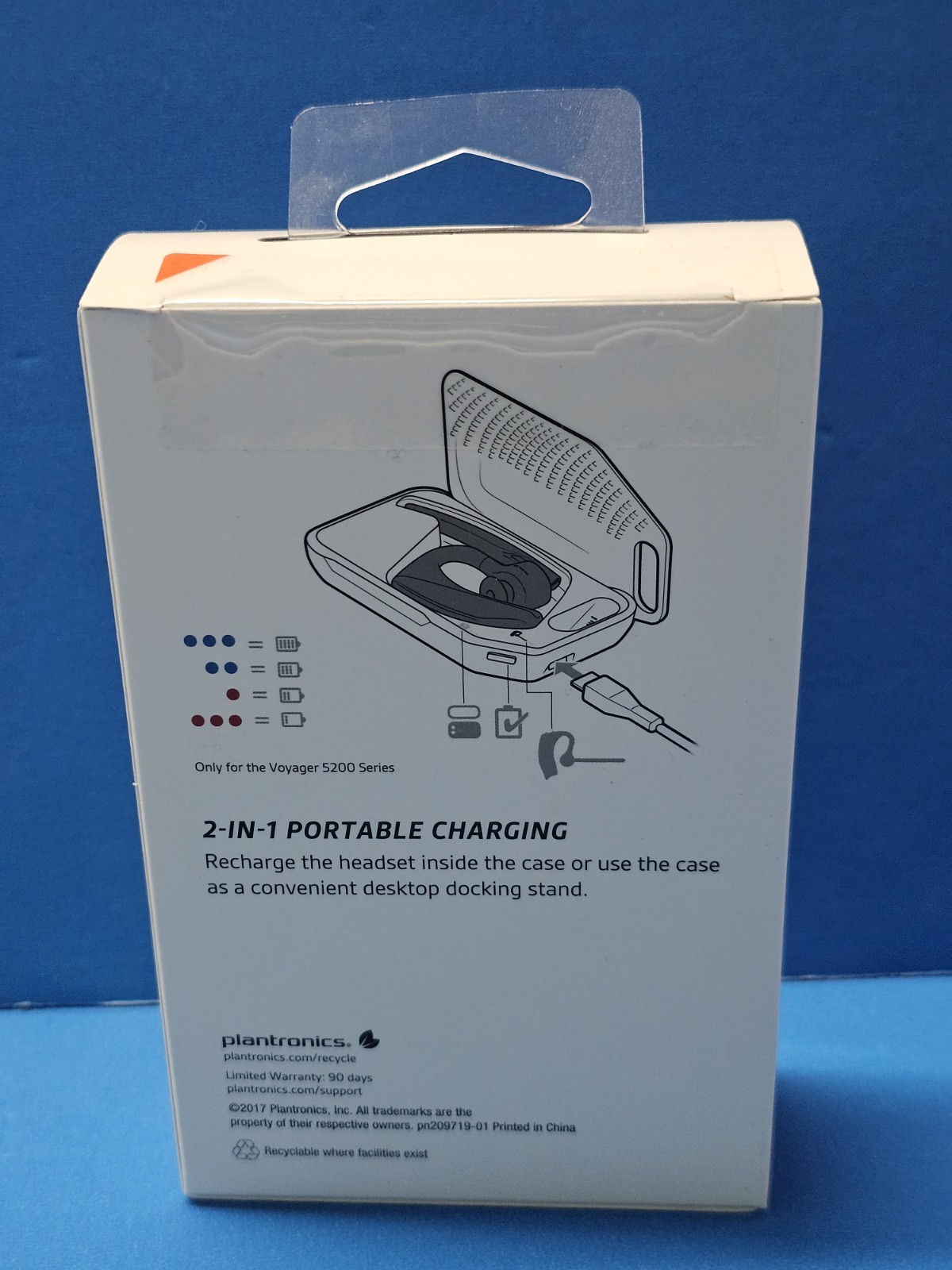 Plantronics Voyager 5200 Charging Case - Black