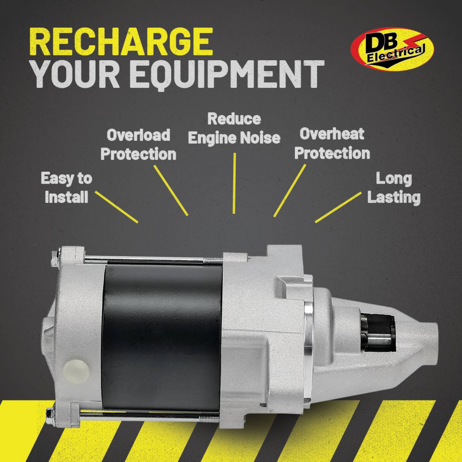 Starter for Briggs & Stratton VANGUARD VTWIN 9TOOTH DR 807383 809054 428000-0230