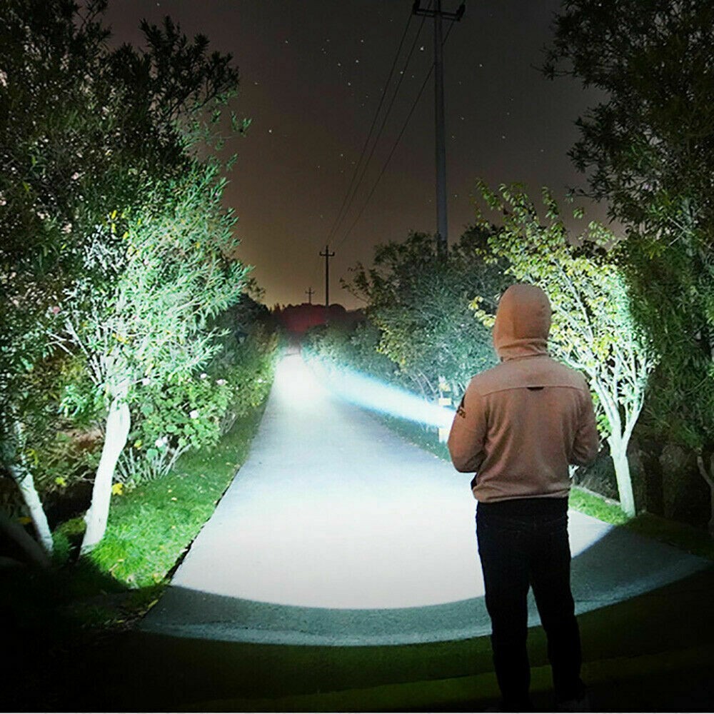 Linterna LED RecargableTactica Militar de Alta Potencia Para Armas Rifles 2 en 1