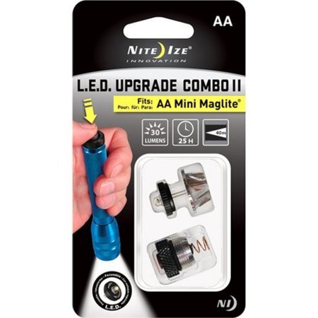 Nite Ize Luc2-07 Led Upgrade Kit For Use With Aa Mini Maglite Flashlight