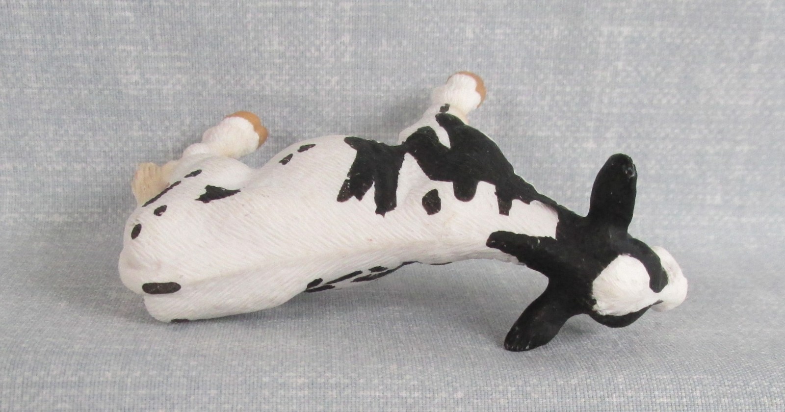SCHLEICH HOLSTEIN CALF BABY COW BLACK & WHITE FARM ANIMAL FIGURE 13634 RETIRED