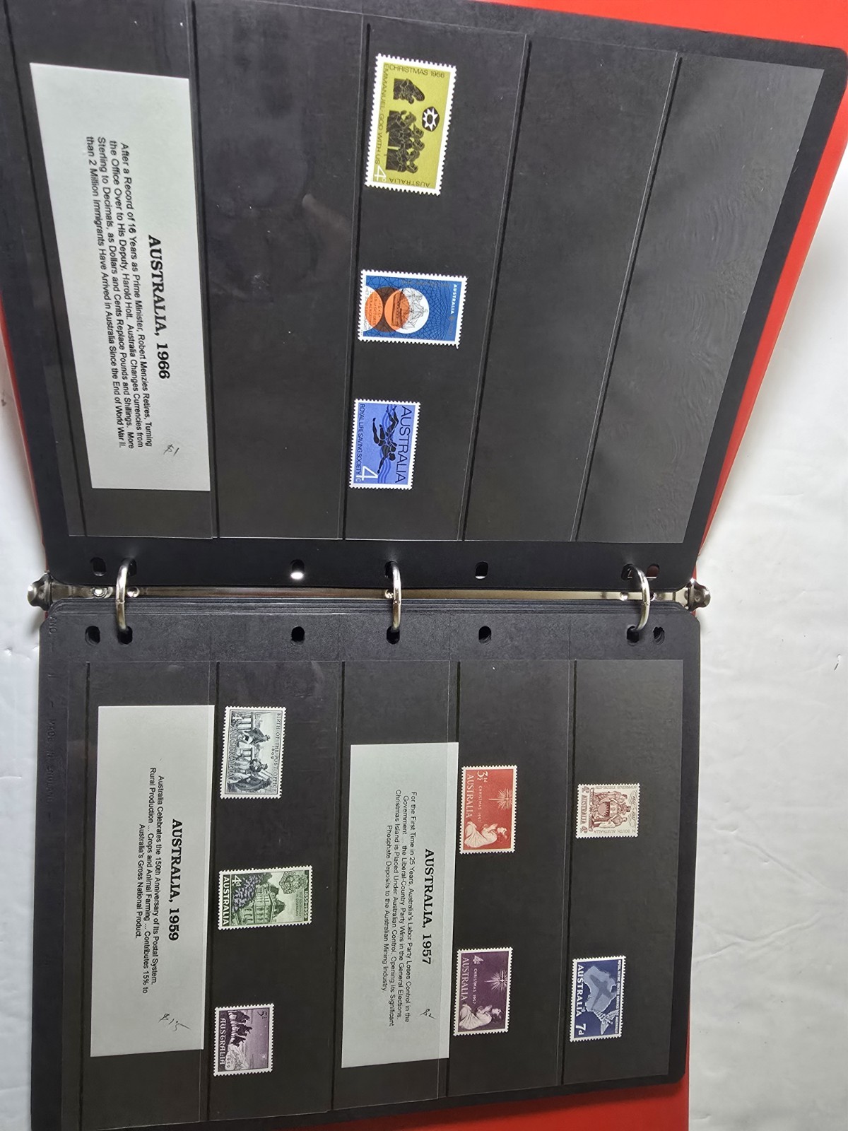 Joystamp: Australia Mint NH unique Stamps Album 1956 To 89 CV$356