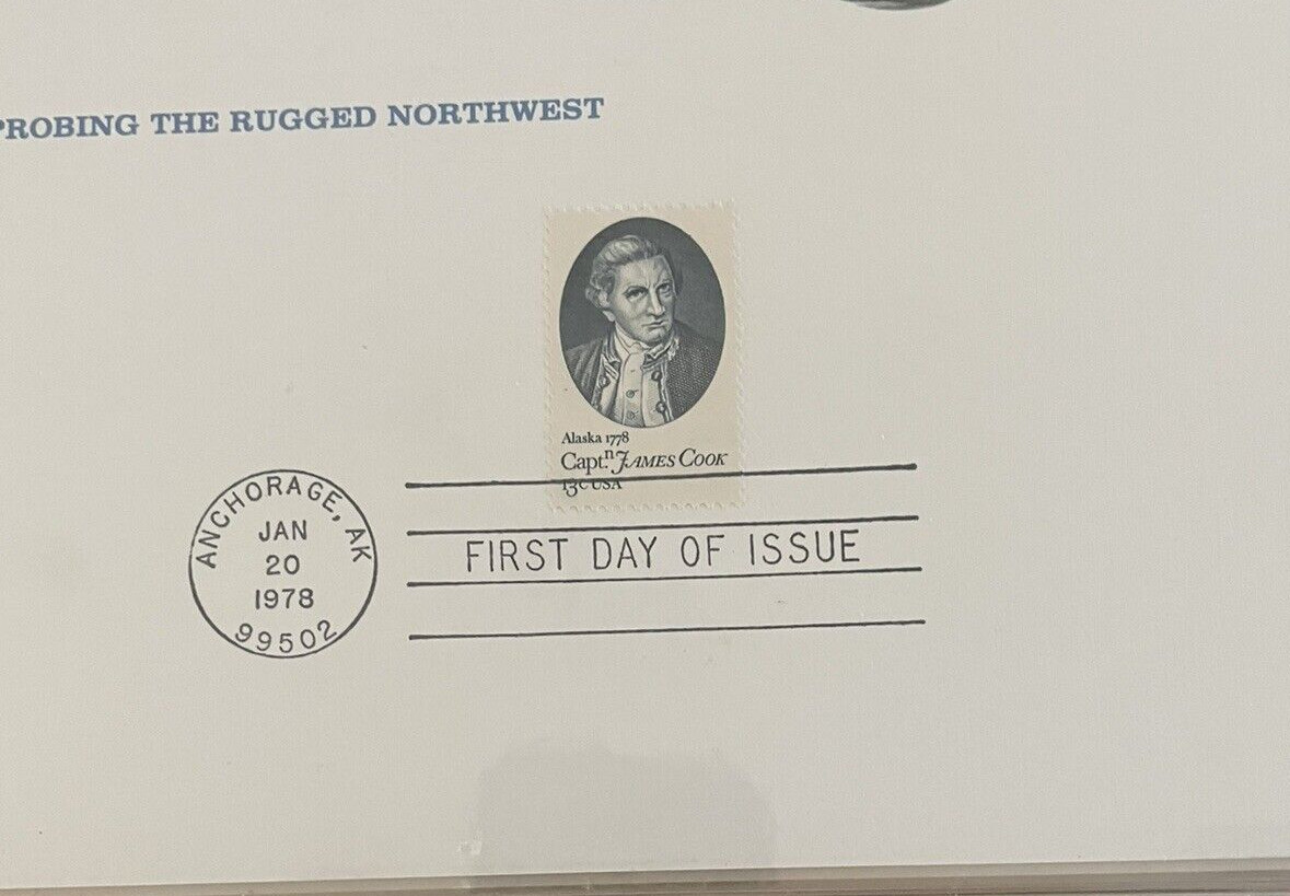 The Captain Cook Commemorative First Day Issue Collection by Fleetwood