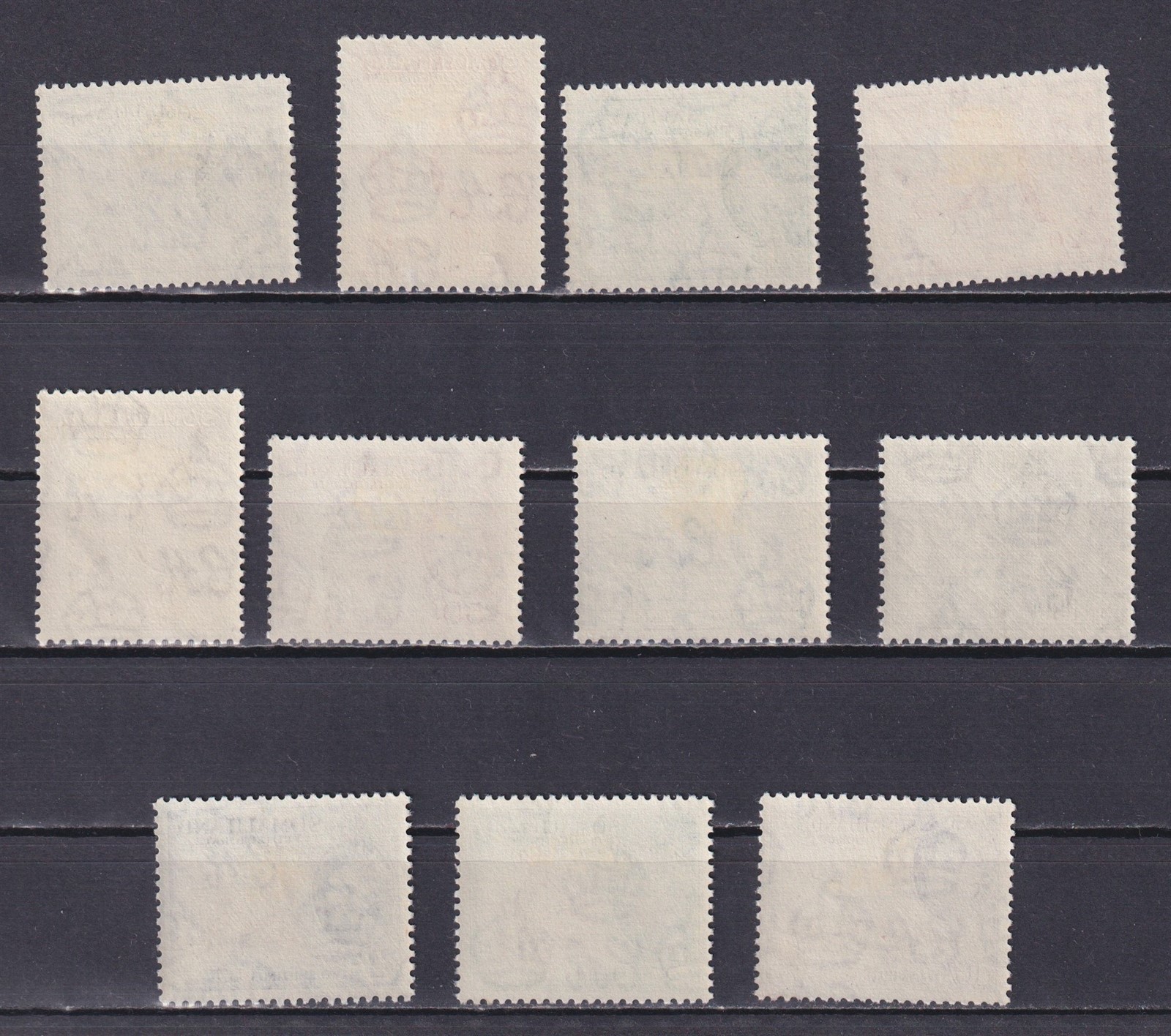 SOMALILAND 1953, SG# 137-148, Queen Elizabeth II, MH