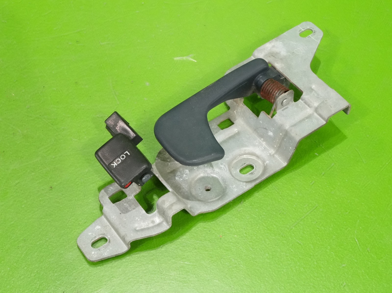 92-95 Civic OEM driver left interior door handle lever lock blue