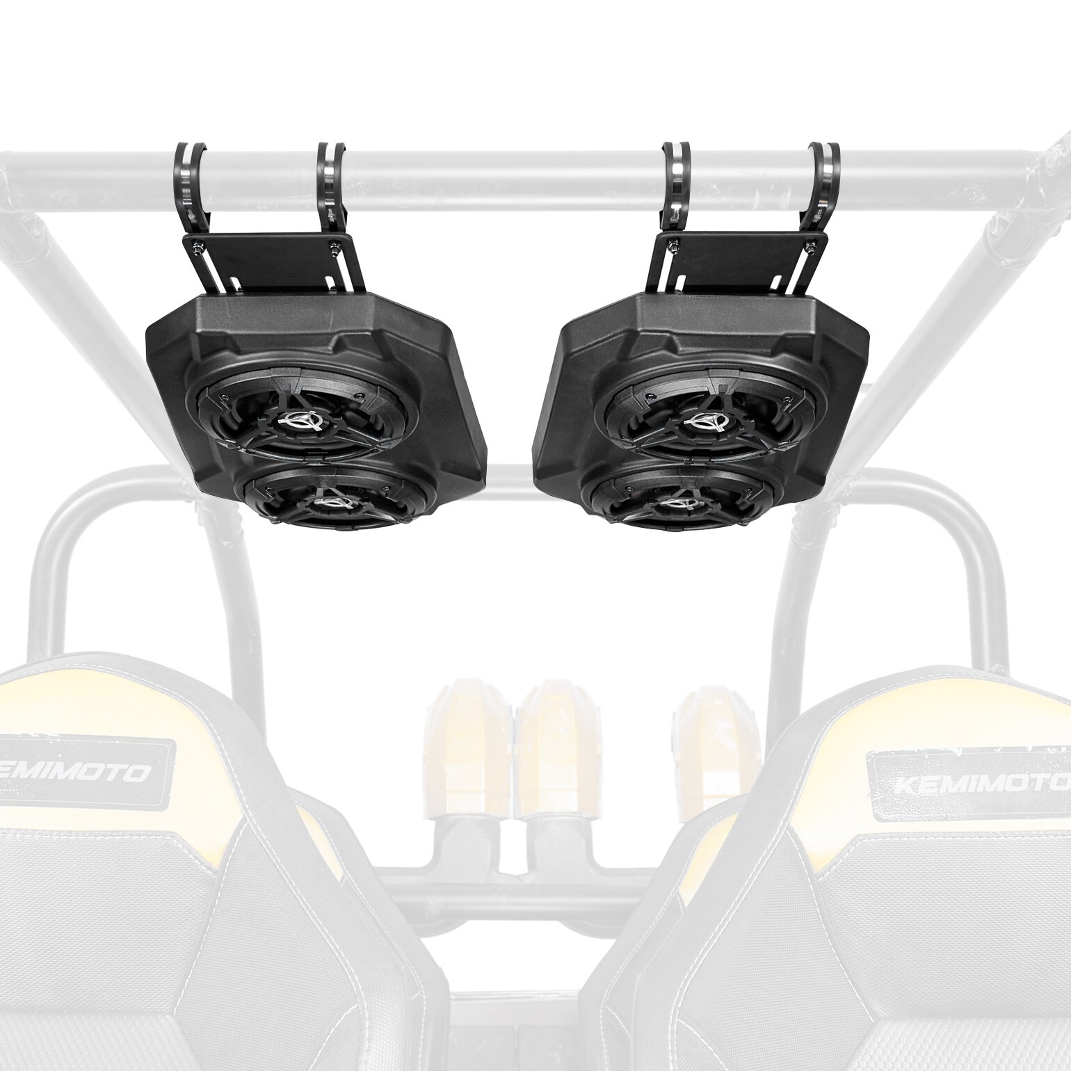 Overhead UTV Soundbar System Stereo Bluetooth Speakers For Can-Am Polaris Golf