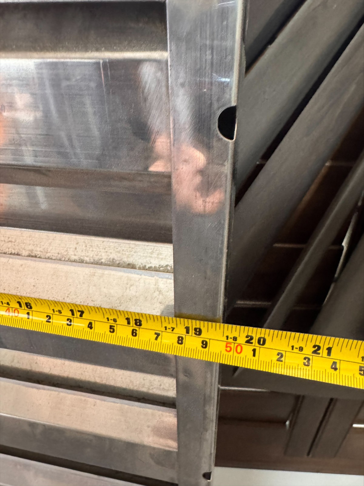 Set of 2 Commercial Hood Baffle Filters Stainless Steel 19.5x19.5x1.5 Unbranded