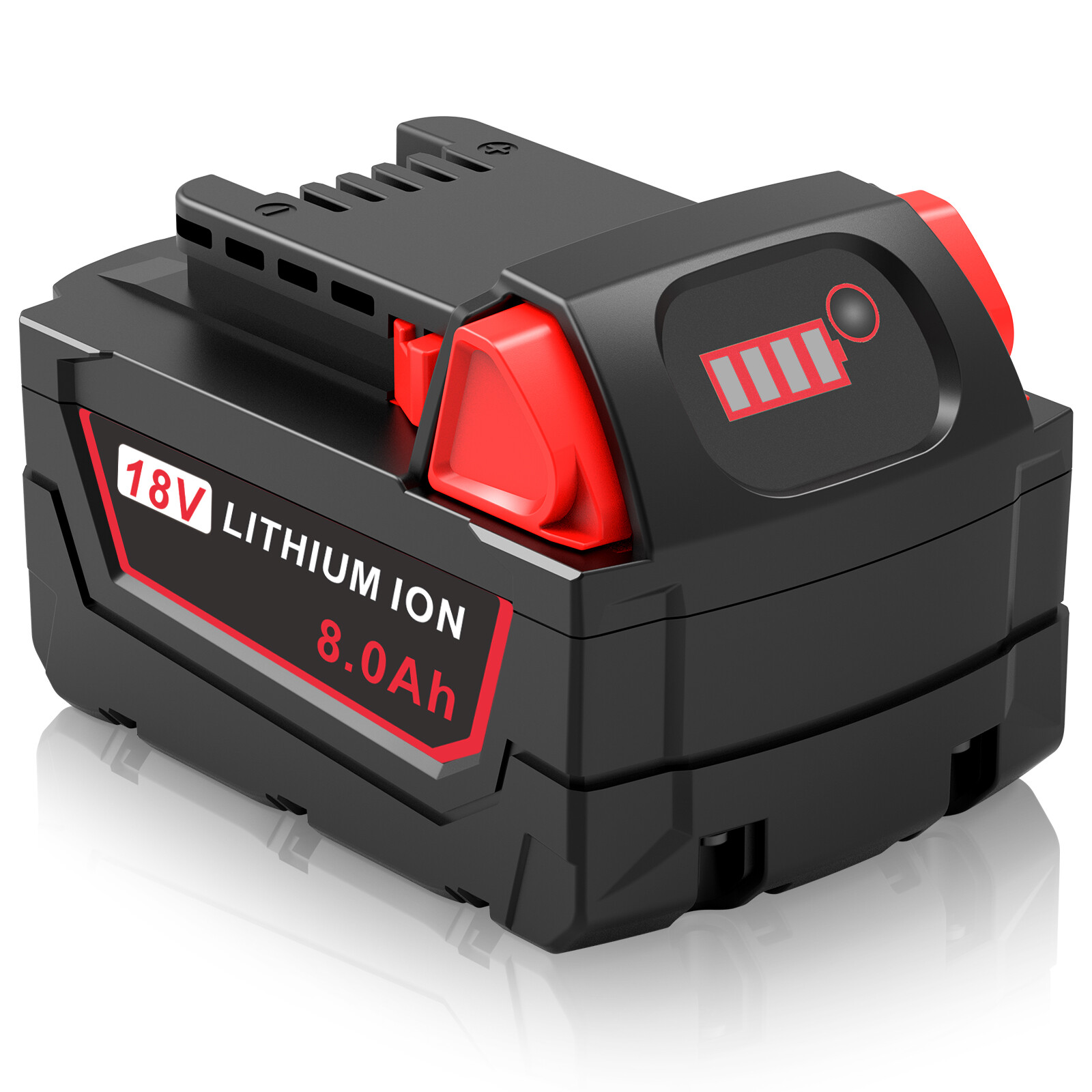 8.0AH Battery For Milwaukee For M18 18V Lithium-ion Extended Capacity 48-11-1860