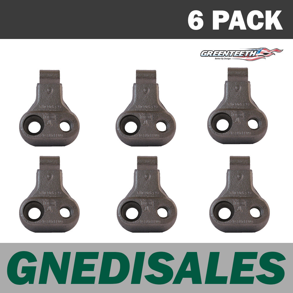 900 Series Greenteeth Straight Pockets - 6 pack