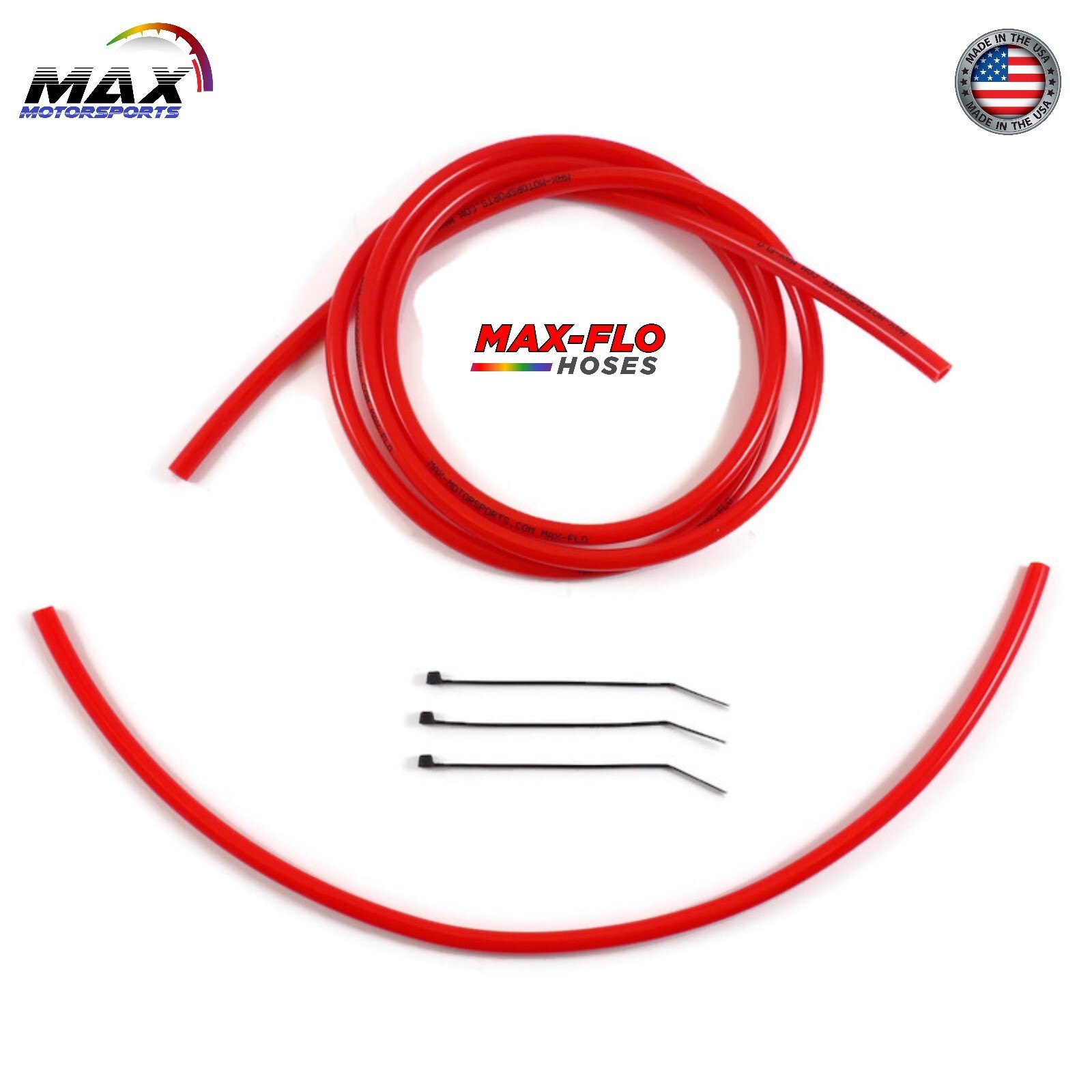 5' HONDA RED 4mm|3.2mm ID CARBURETOR VENT HOSE KIT CR 80 85 125 250 PJ PWK CARB