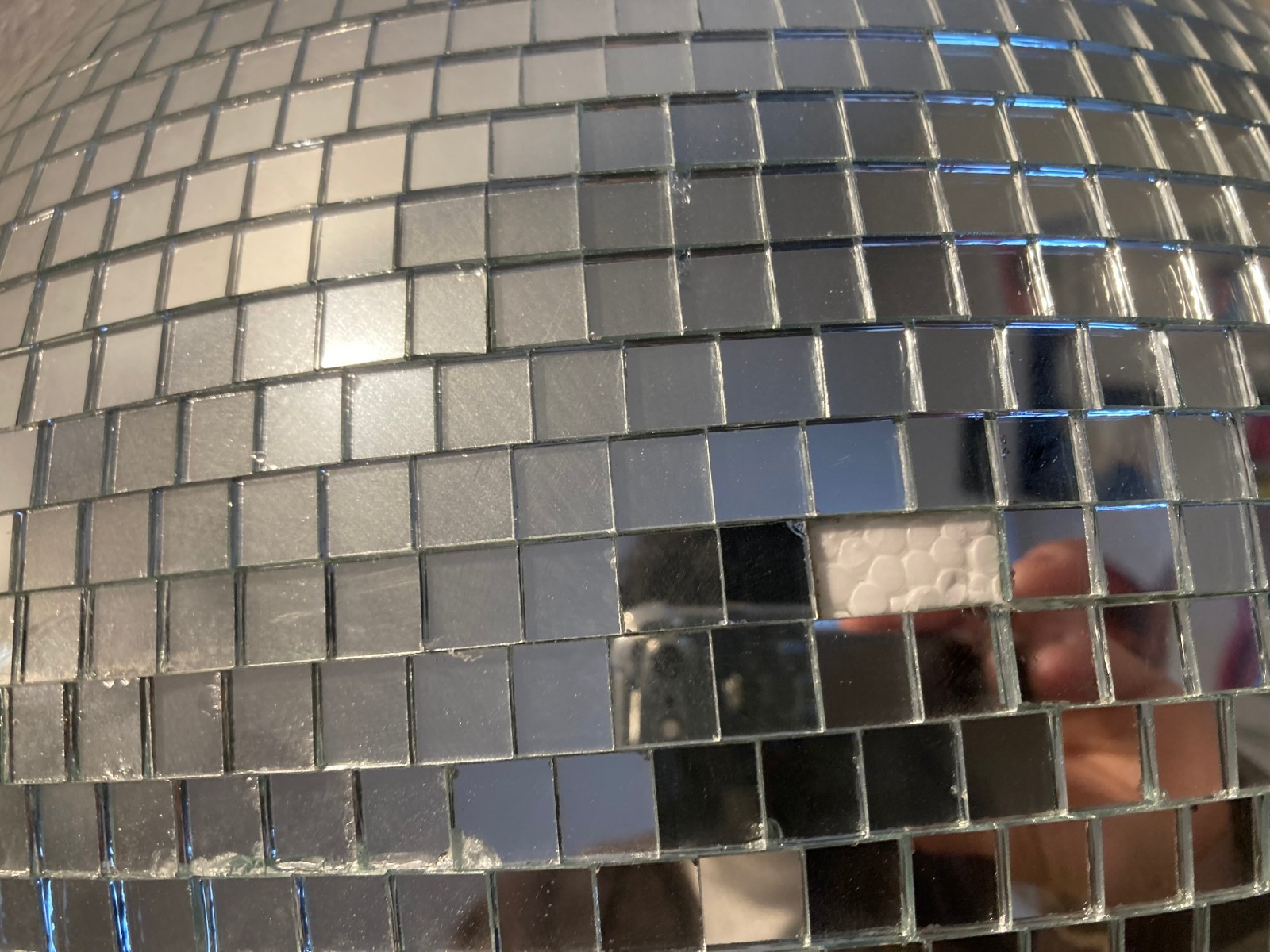 16” Disco Light Mirror Ball with Hanging Ring