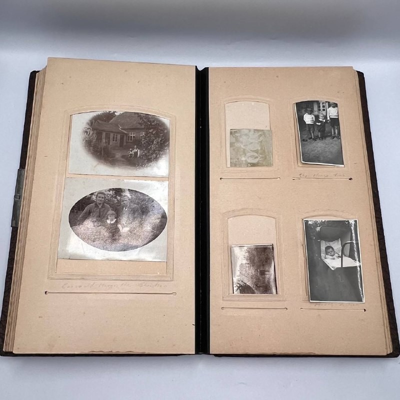 Rare German Photo Album with 45 Original Photos • Early 20th Century Memorabilia