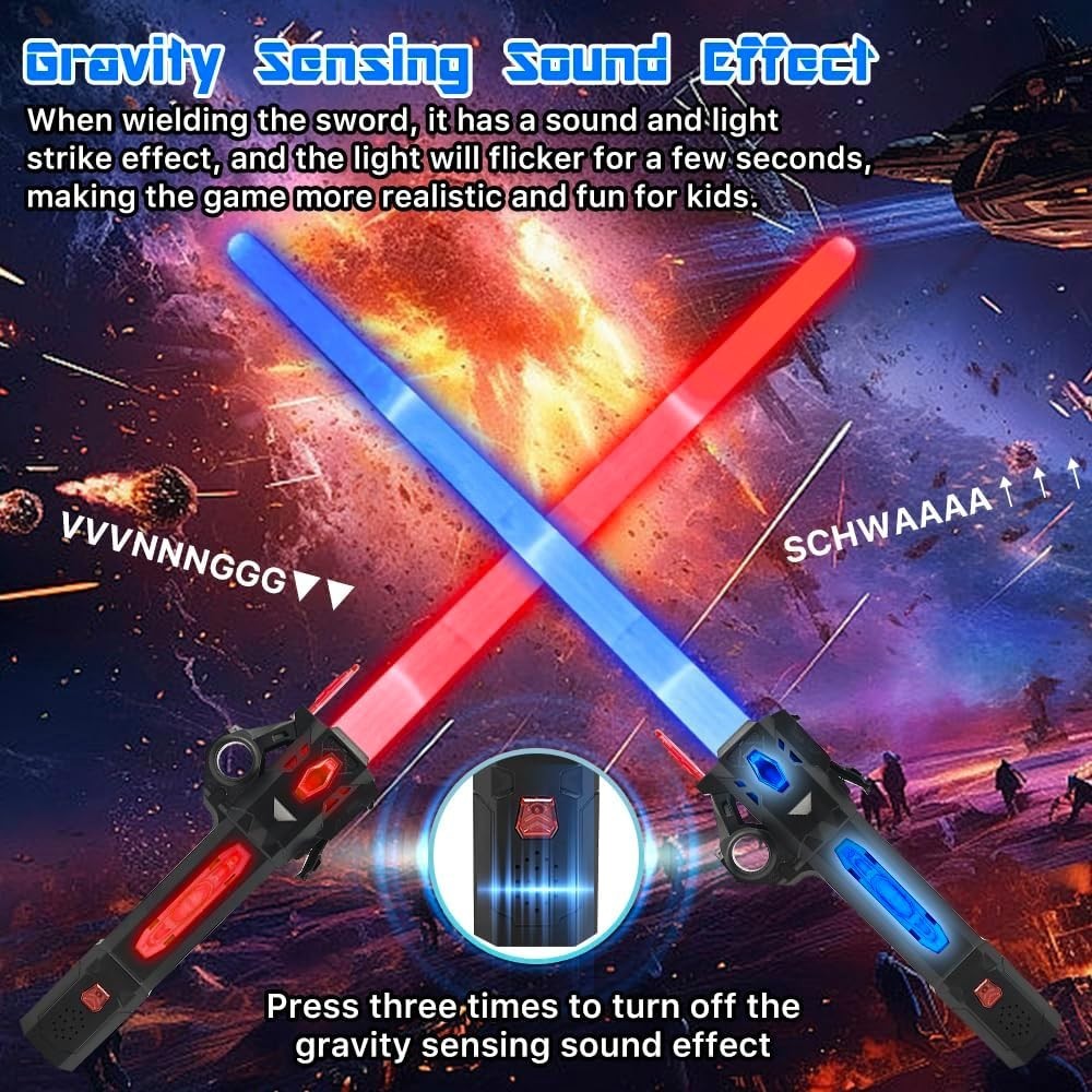 Interactive Light Up Sword 27.5" for Kids - Perfect for Cosplay & Parties