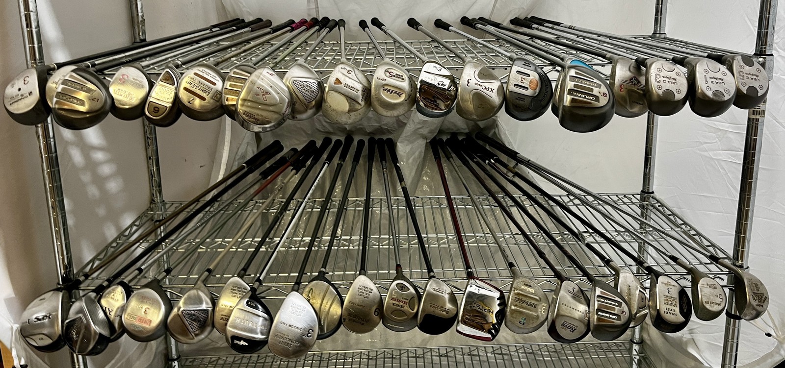 Wholesale Lot of 40 Golf Clubs - Assorted Fairway Woods