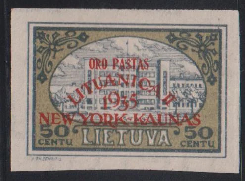 Countries A - M - Lithuania #259var MintLH VF