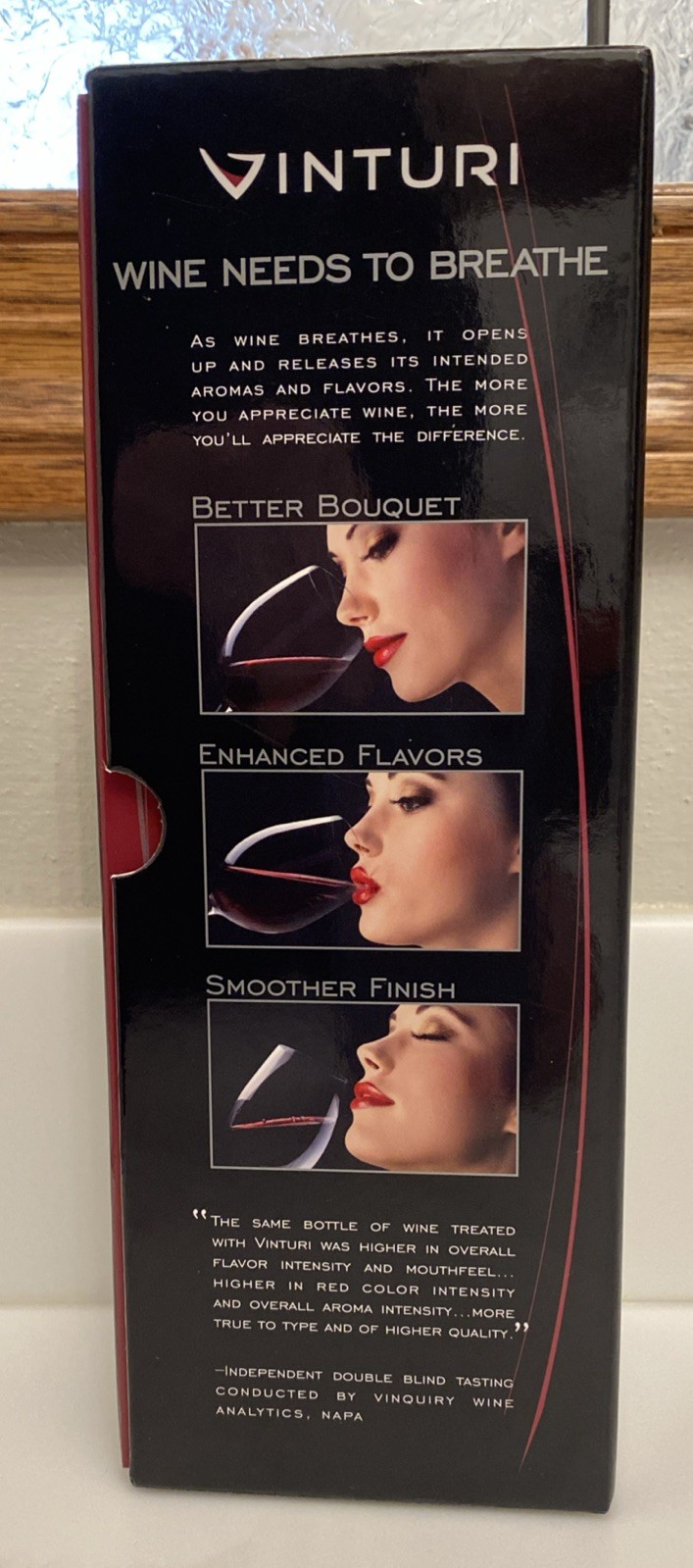 Vinturi Essential Red Wine Aerator New in Box - Enhance Your Red Wine