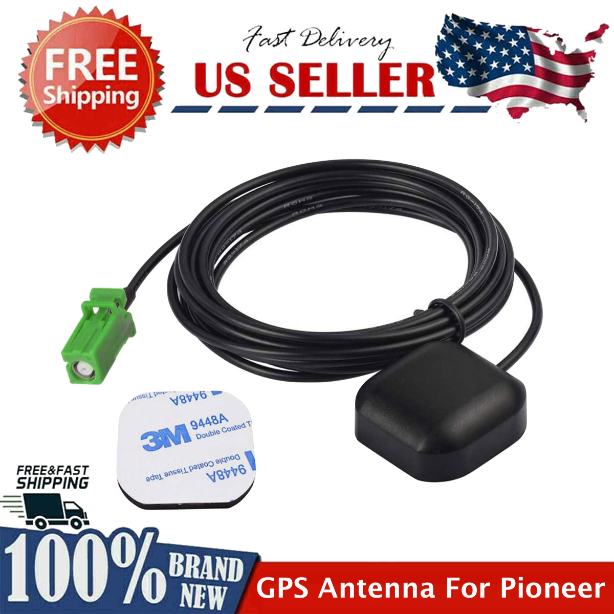 New GPS Navigation Antenna Replacement for Pioneer DMH-WT3800NEX DMHWT3800NEX