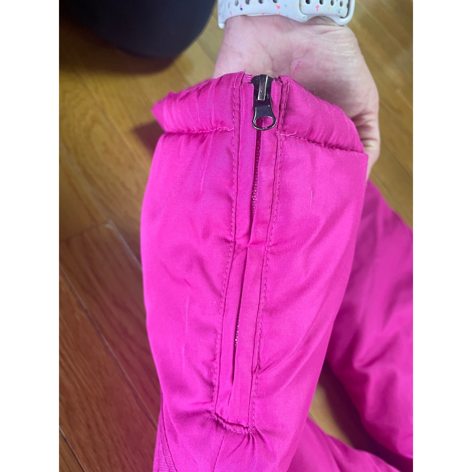 Cherokee Kids Pink Insulated Snow Pants Cargo Pockets Size 5/6