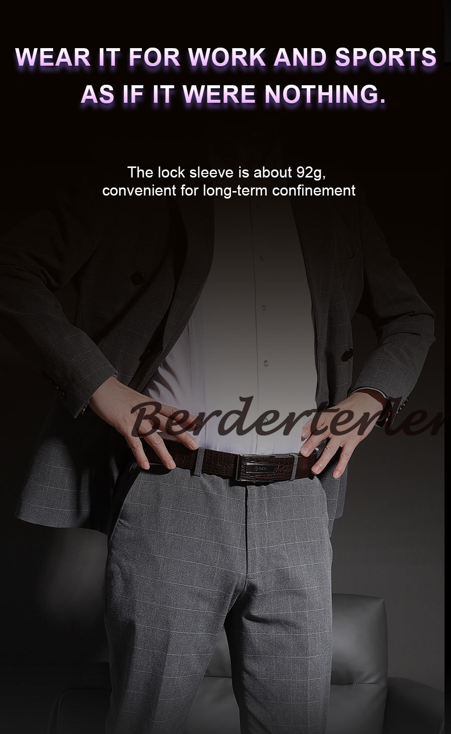 New QIUI Upgraded Cellmate 3 Cage APP Remote Control Shock Cage Chastity Belt