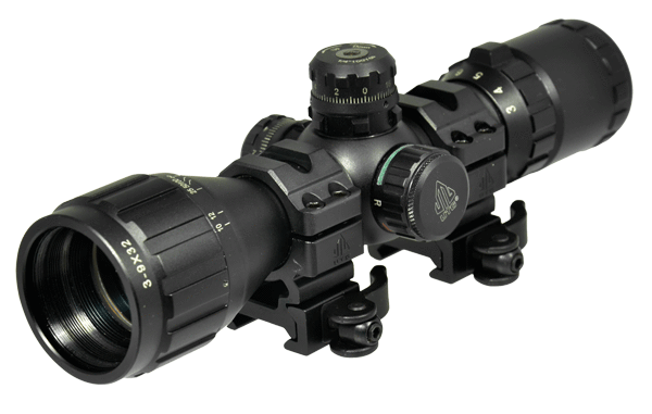 Leapers 3-9x32 CQB Bug Buster Rifle Scope Rings & Sunshade - SCP-M392AOLWQ