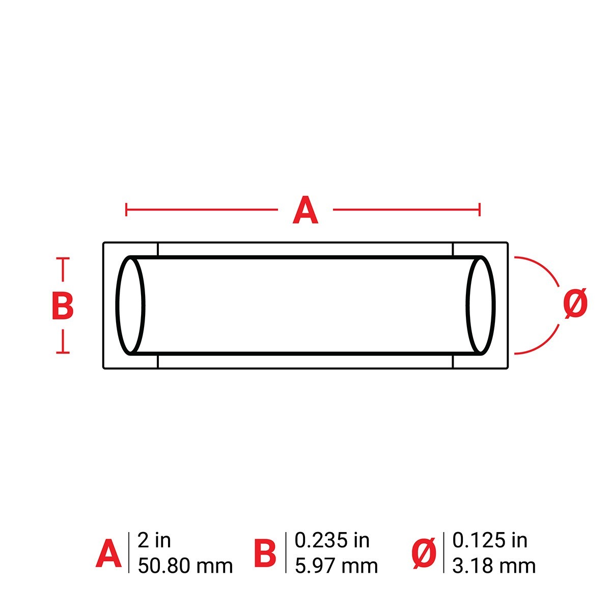 Brady PS-125-2-GR 2"x0.125" PermaSleeve Heat Shrink Wire and Cable Labels Green