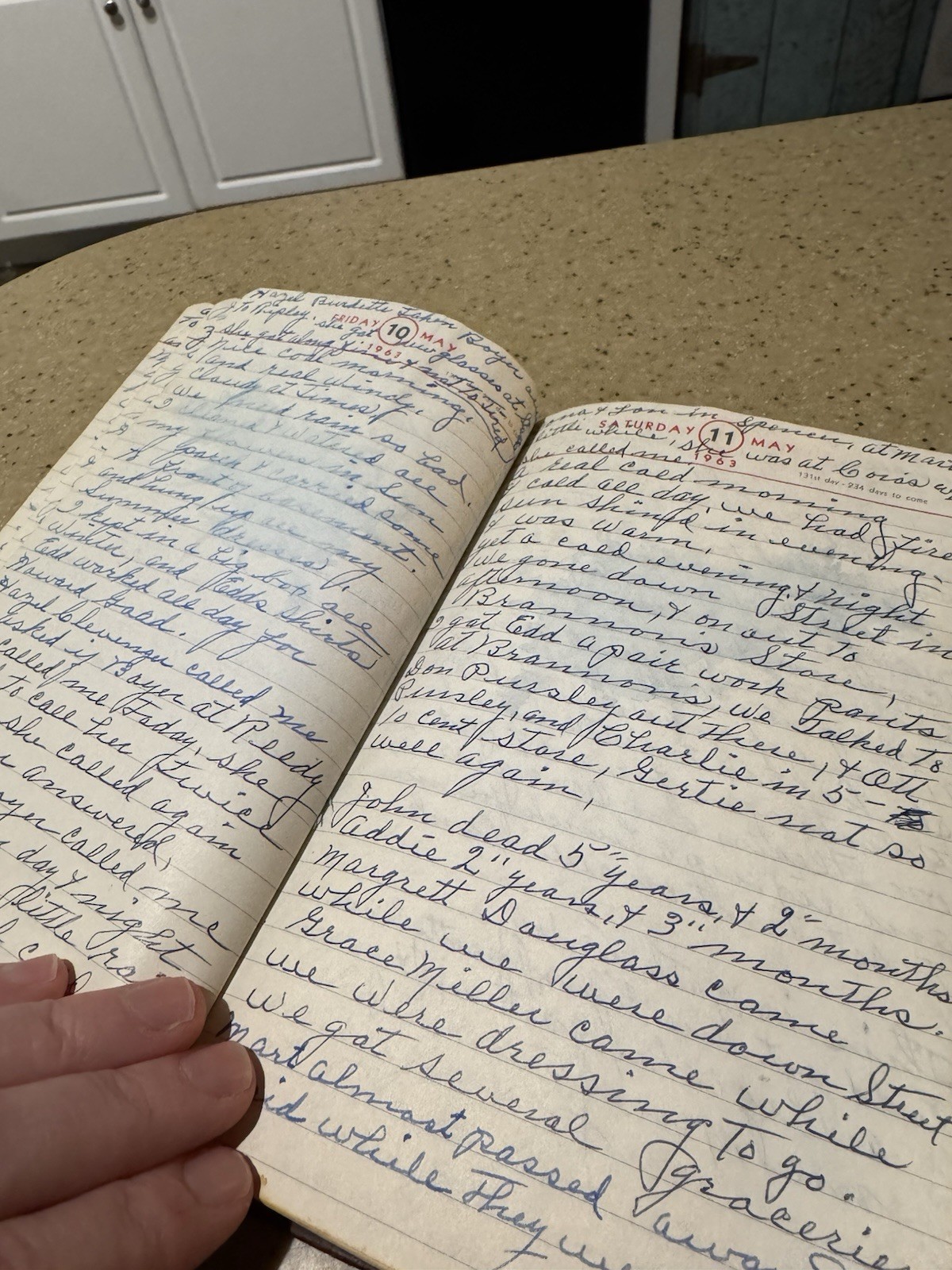 VTG Diary Handwritten JFK President John Kennedy Death Jack Ruby Womans Journal