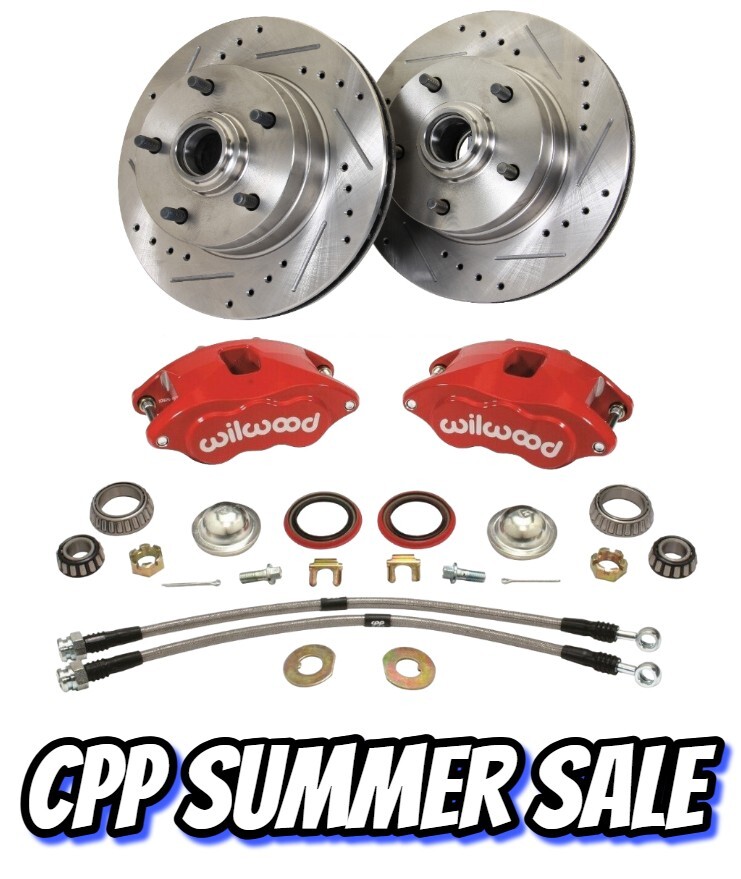 120-10937-RD WILWOOD CALIPERS DRILLED SLOTTED ZINC ROTORS CPP CAMARO CHEVELLE
