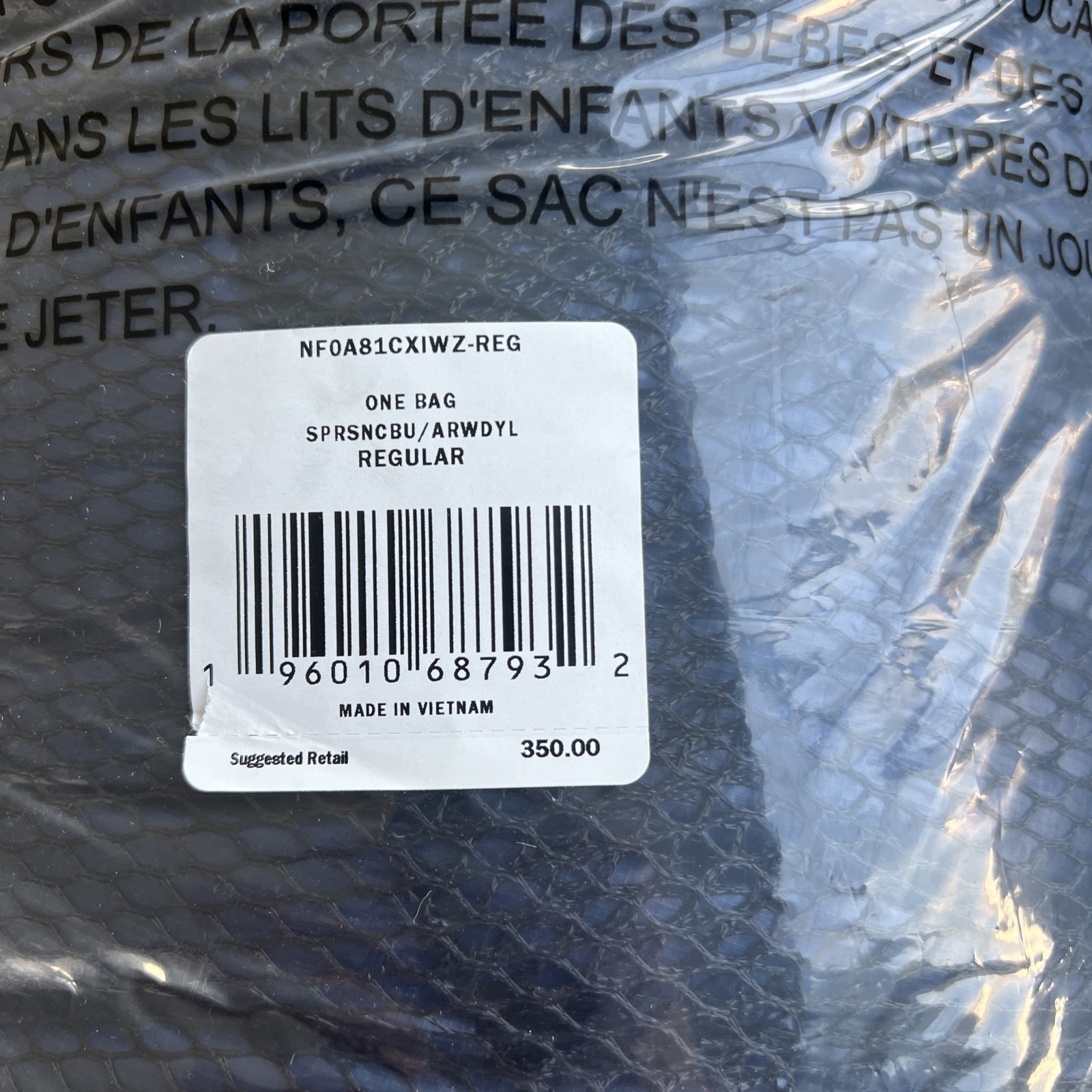 The North Face One Bag 700-Down Multi Layer 5F/-15C Sleeping Bag Regular - Blue