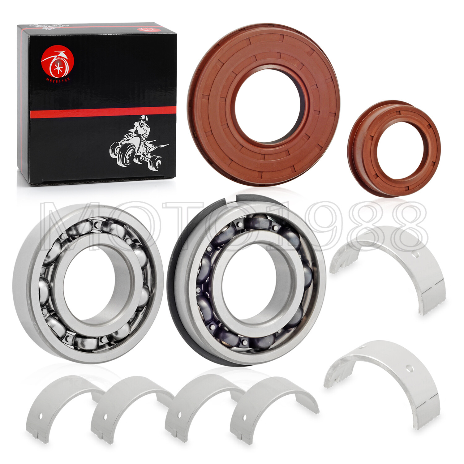 Crankshaft Bearing & Seal kit For Polaris Ranger Sportsman RZR 700 800 2006-2017