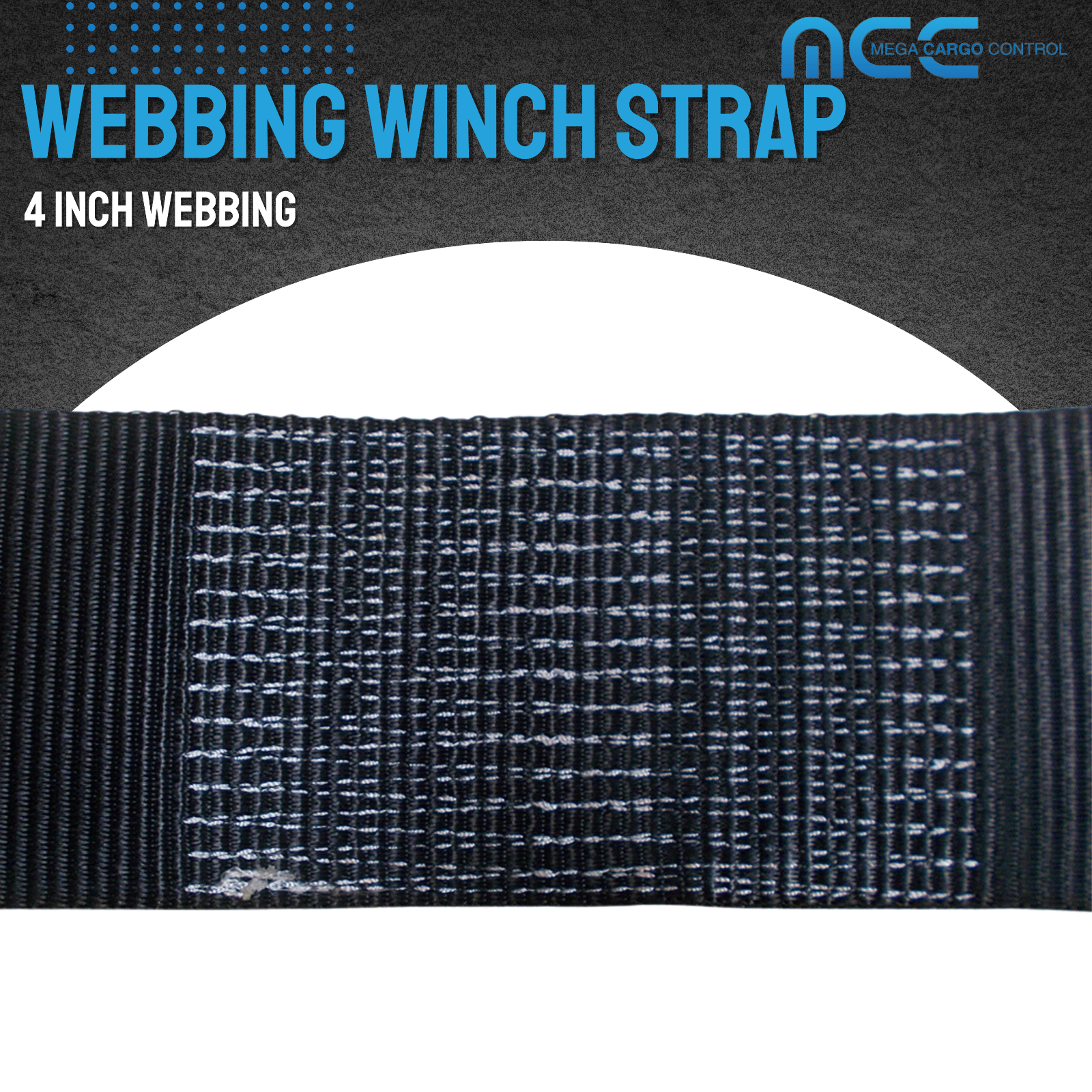 USA 10 Pack Heavy Duty 4” x 30’ Twisted Sewn Loop Winch Strap for Flatbed Truck