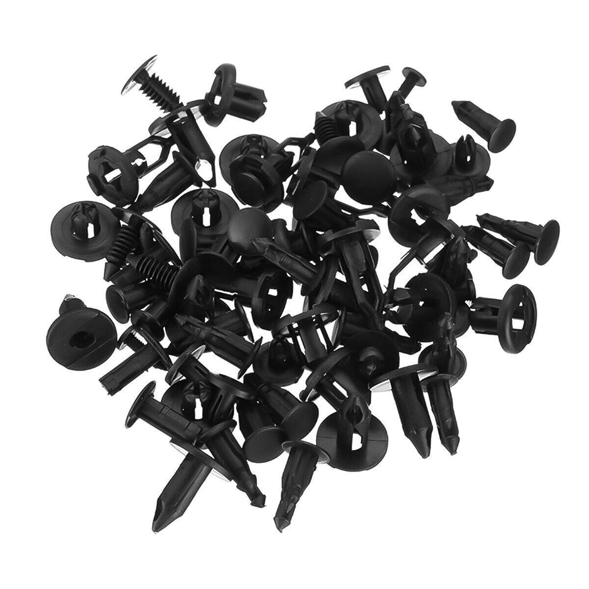 200PCS Bumper Clips Fender Trim Car Body Push Pin Rivet Fastener Retainer