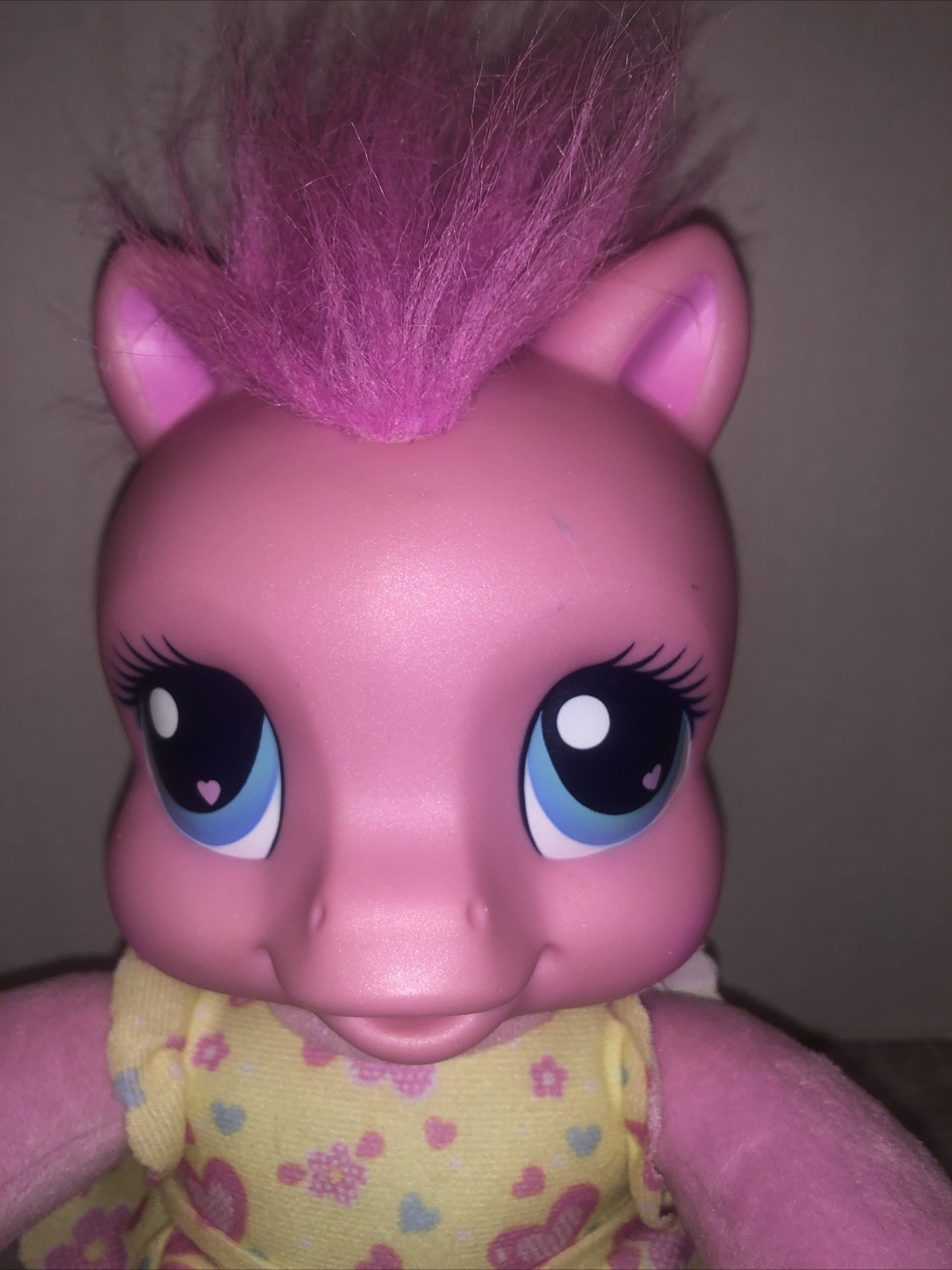 Hasbro My Little Pony So Soft Newborn Pinkie Pie 9" Talking Baby 2009 Tested