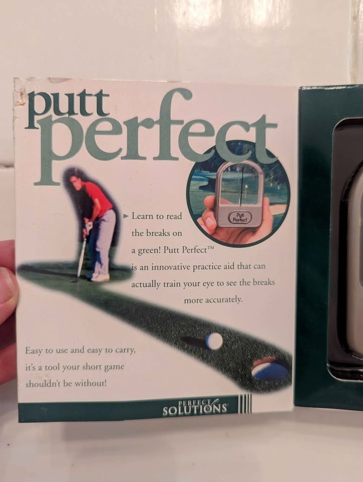VTG Golf Putting Aid NIB Putt Perfect by Perfect Solutions 2000 NOS Training