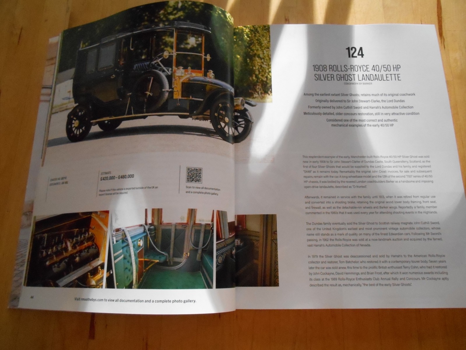 RM Sotheby's Motor Car Auction Catalogue 1 November 2025 Peninsula London sale