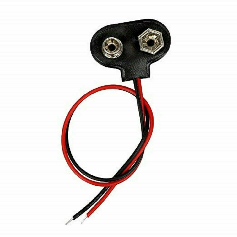 New Pack of 10 9V Battery Connector Snap Clip Wire Connector Lead Holder T Type