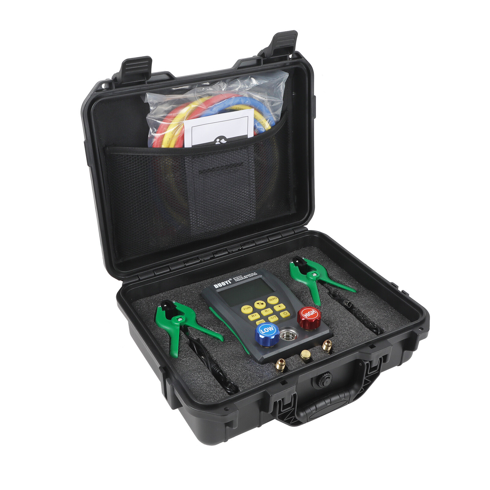 DUOYI DY517 Refrigeration Digital Manifold Gauge Meter HVAC Vacuum Pressure