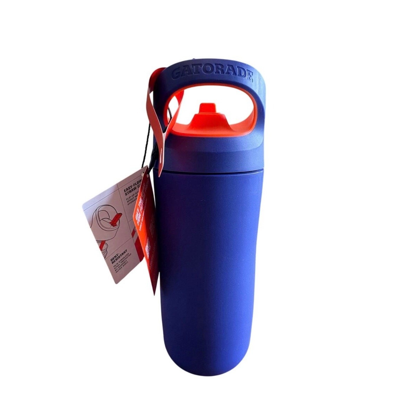 GATORADE Metal Water Bottle Stainless Steel Double-Wall Insulation 12 Oz NEW