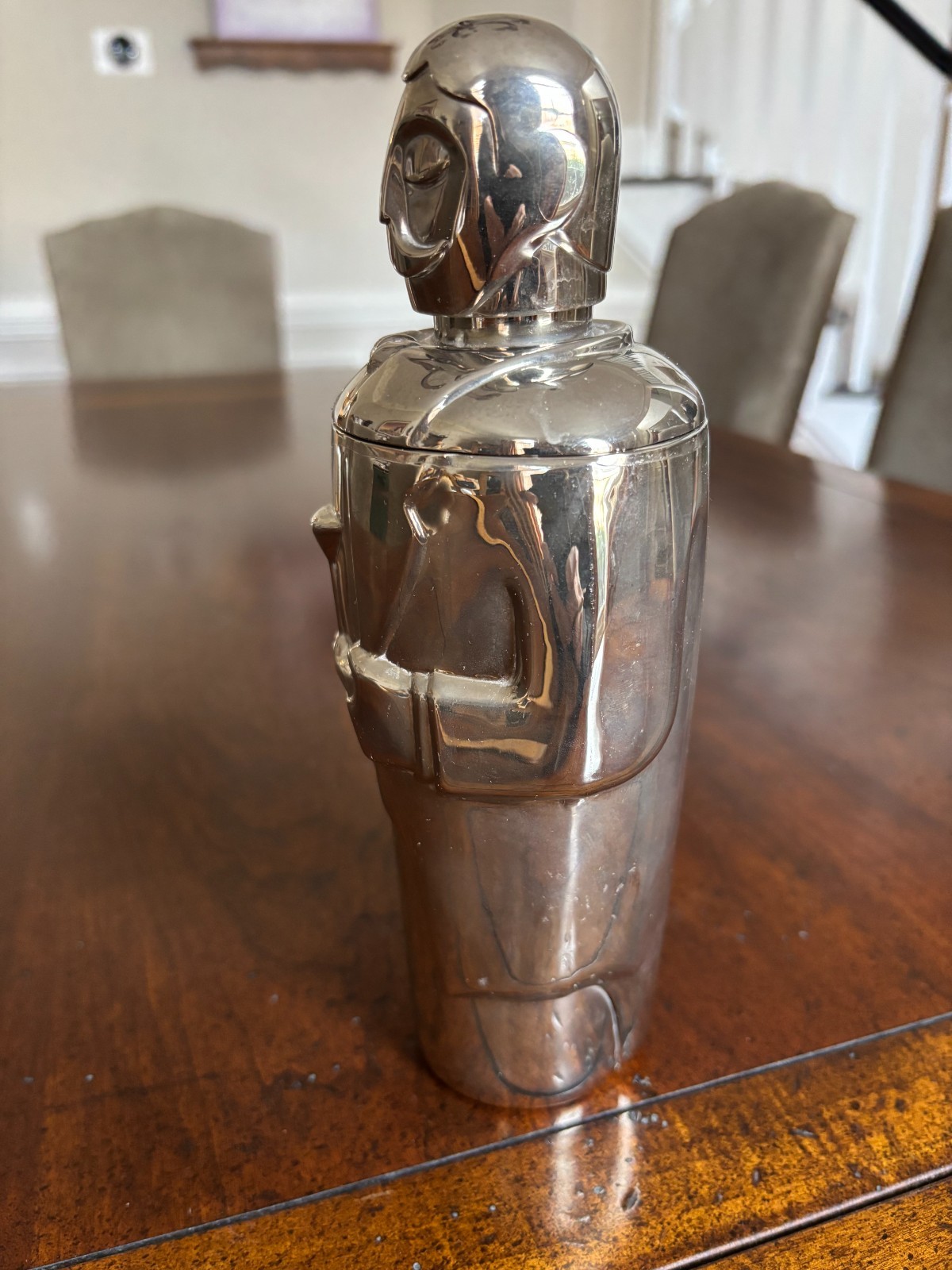 VINTAGE LENOX CHROME BUTLER MARTINI SHAKER