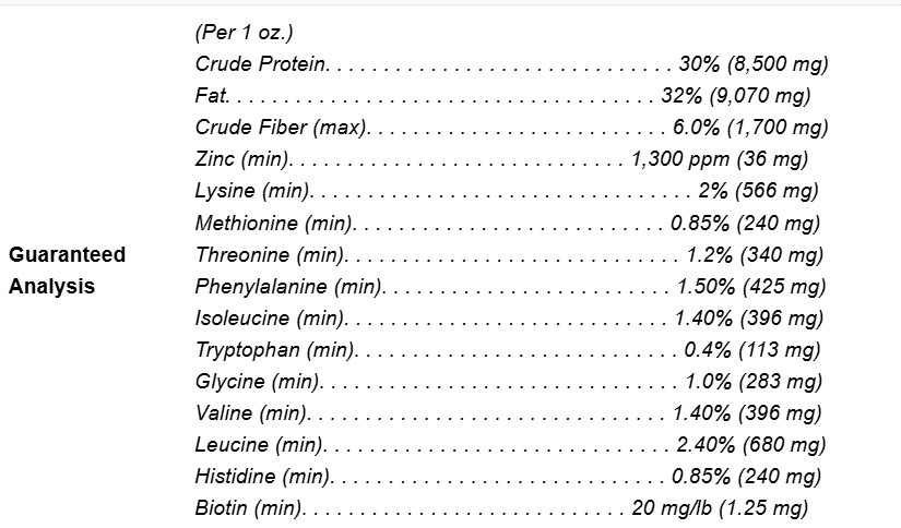 Dac Bloom 5 lb Horse Weight Gain Supplement Coat Shine Topline