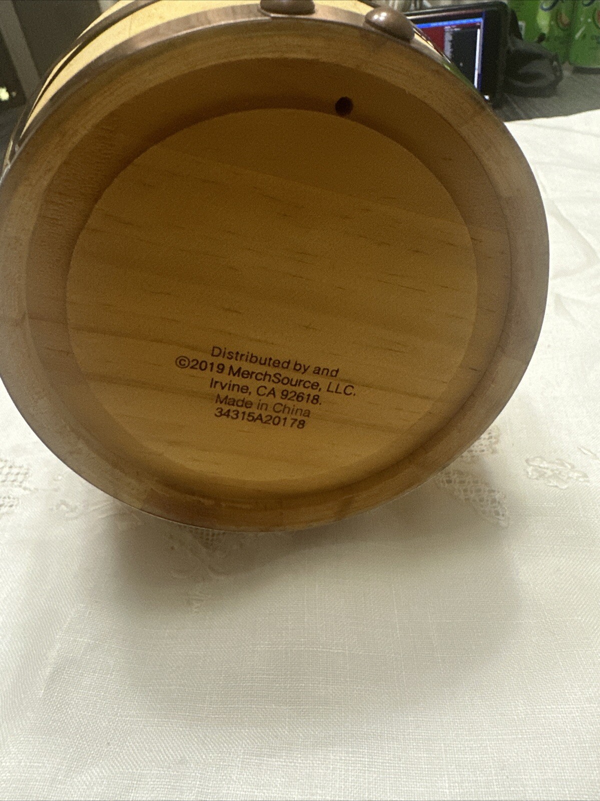 Mini Whiskey Barrel Wooden Replica Heritage Collective Dispensing Mini Keg 27 oz