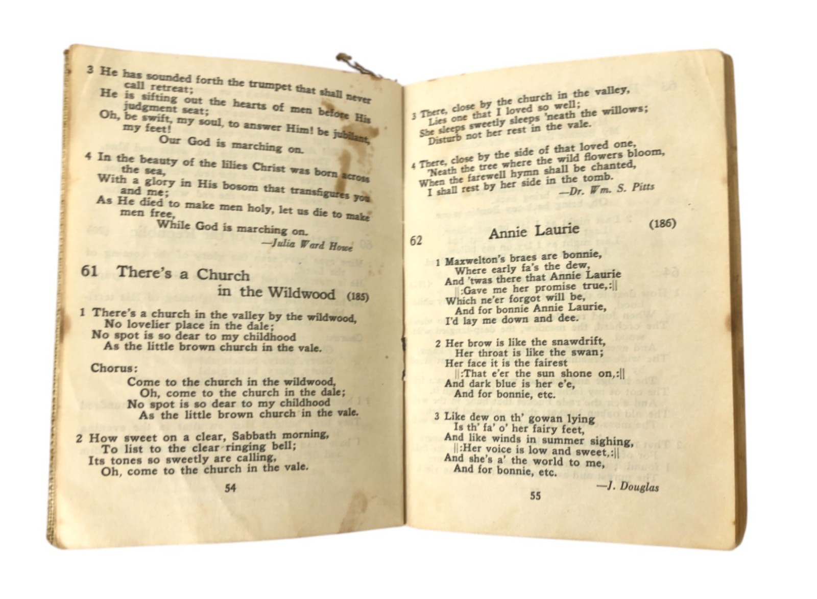 The Service Song Book - YMCA Pocket-Sized Booklet for WWI Soldiers 1918