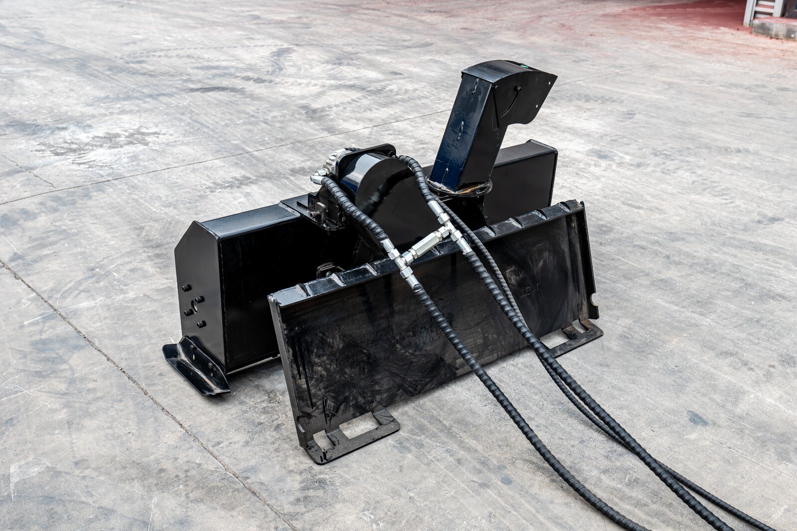 Bobcat-compatible snow blower Efficient flexible snow removal attachment