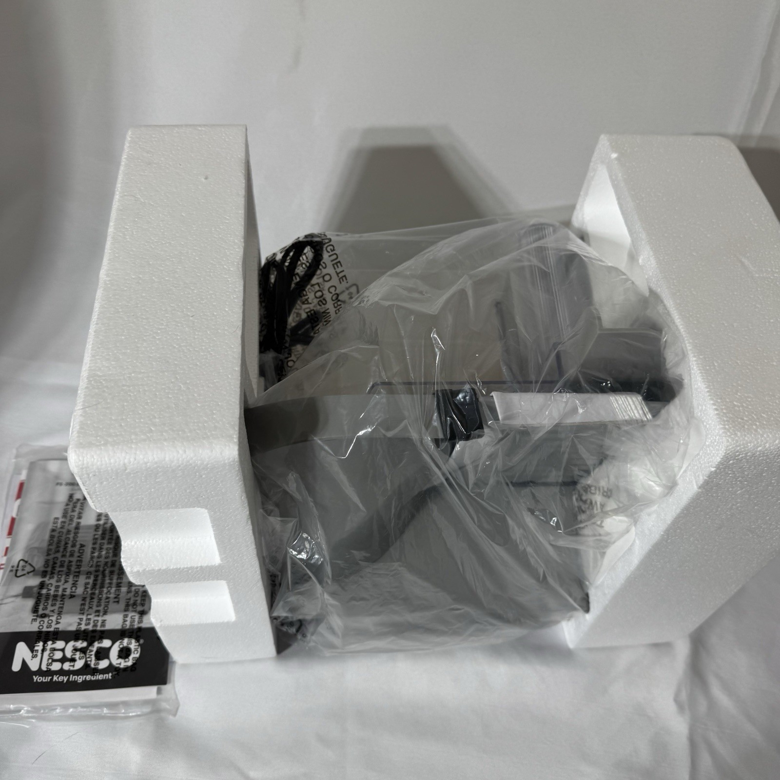 NESCO Stainless Steel 7.5” Food Slicer Adjustable Thickness Silver FS-200 TESTED