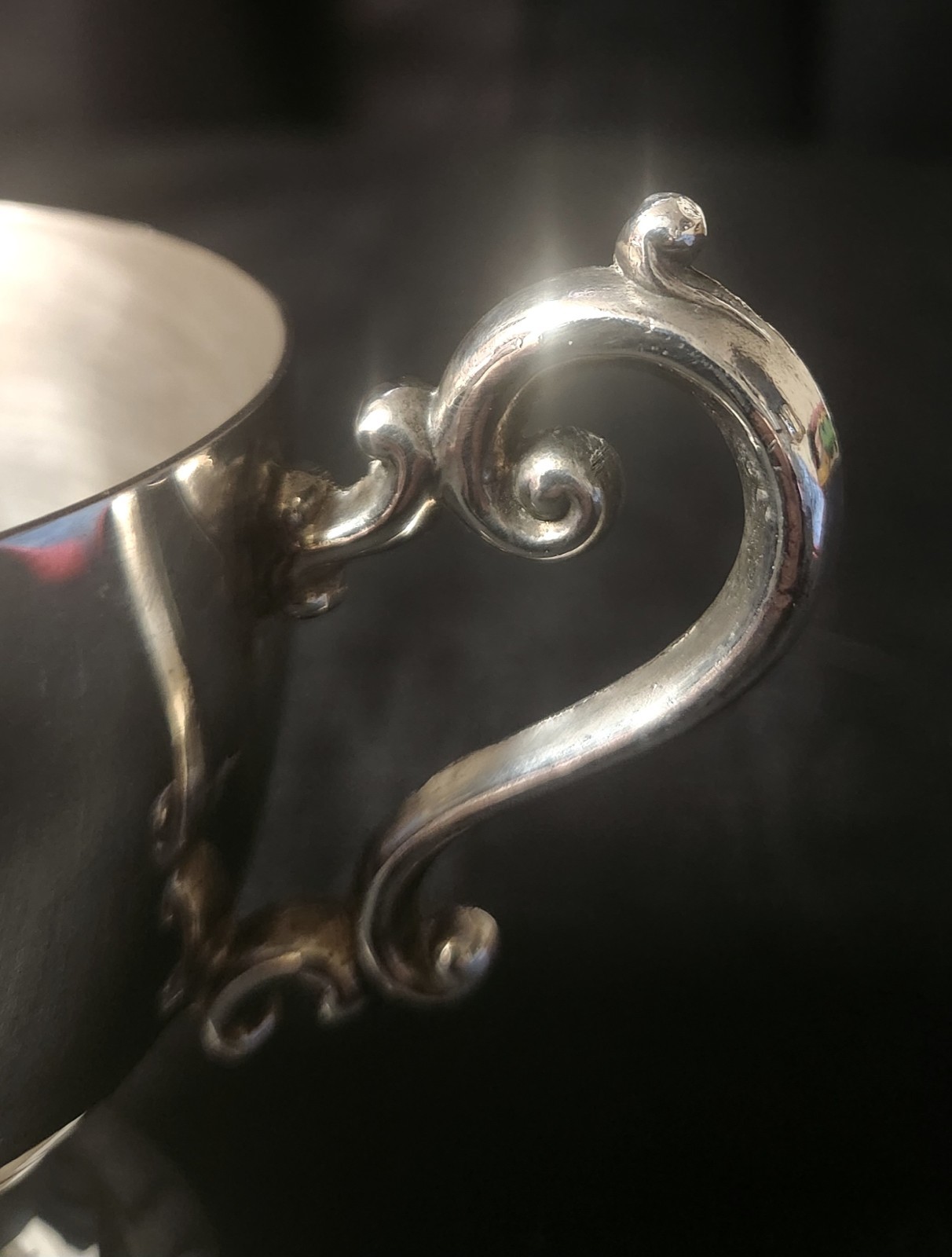 Vintage Silver Plated Punch Cups Victorian/Georgian Style - Set of Eight