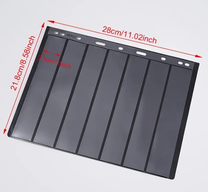 100 Stamp stock sheets-7-Line Divided-Double sided 200 pages-Cheapest in World