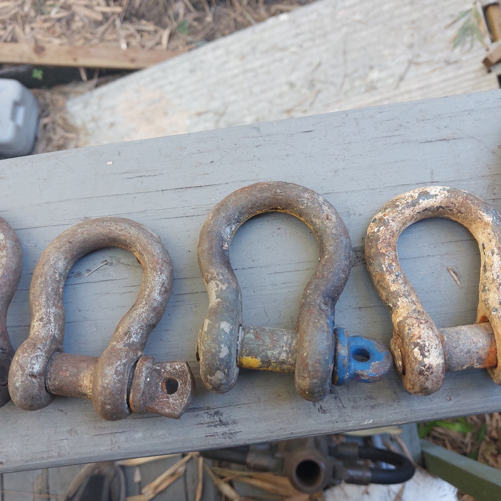 14 Screw Anchor Shackles Some Marked Japan Clevis U.S. NAVY SHIP SALVAGE