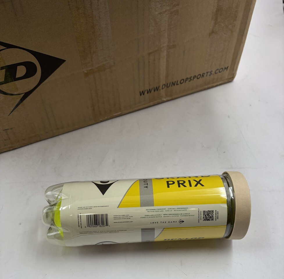 LOT OF 24 CANS/72 BALLS DUNLOP GRAND PRIX EXTRA DUTY TENNIS BALLS 930084